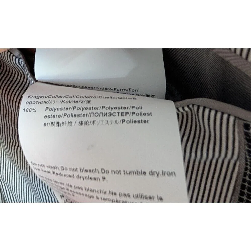 Hugo Boss‎ The Keys Gray Plaid Wool Suit Jacket 42 Long